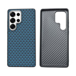 Carbon Weave Pattern Phone Case for Samsung Galaxy S25 Ultra