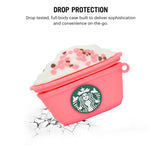 3D Starbucks Coffee Cup Design Silicone Cover for AirPods Pro / Pro 2