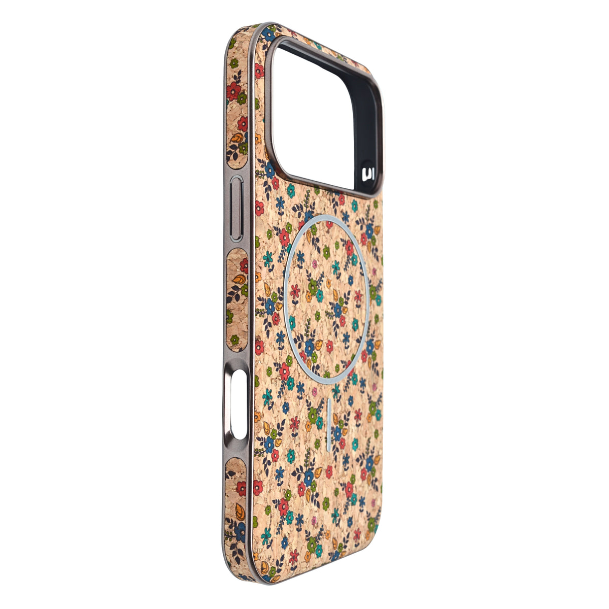 Cork Texture Printed MagSafe Compatible Phone Case for iPhone 17 Pro Max