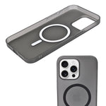 Hard Matte Transparent MagSafe Compatible Phone Case for iPhone 15 Pro Max