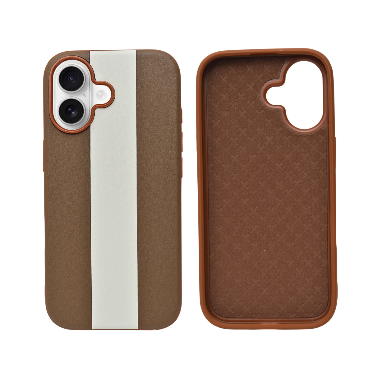 Bold Dual Tone Stipes Pattern Phone Case for iPhone 17