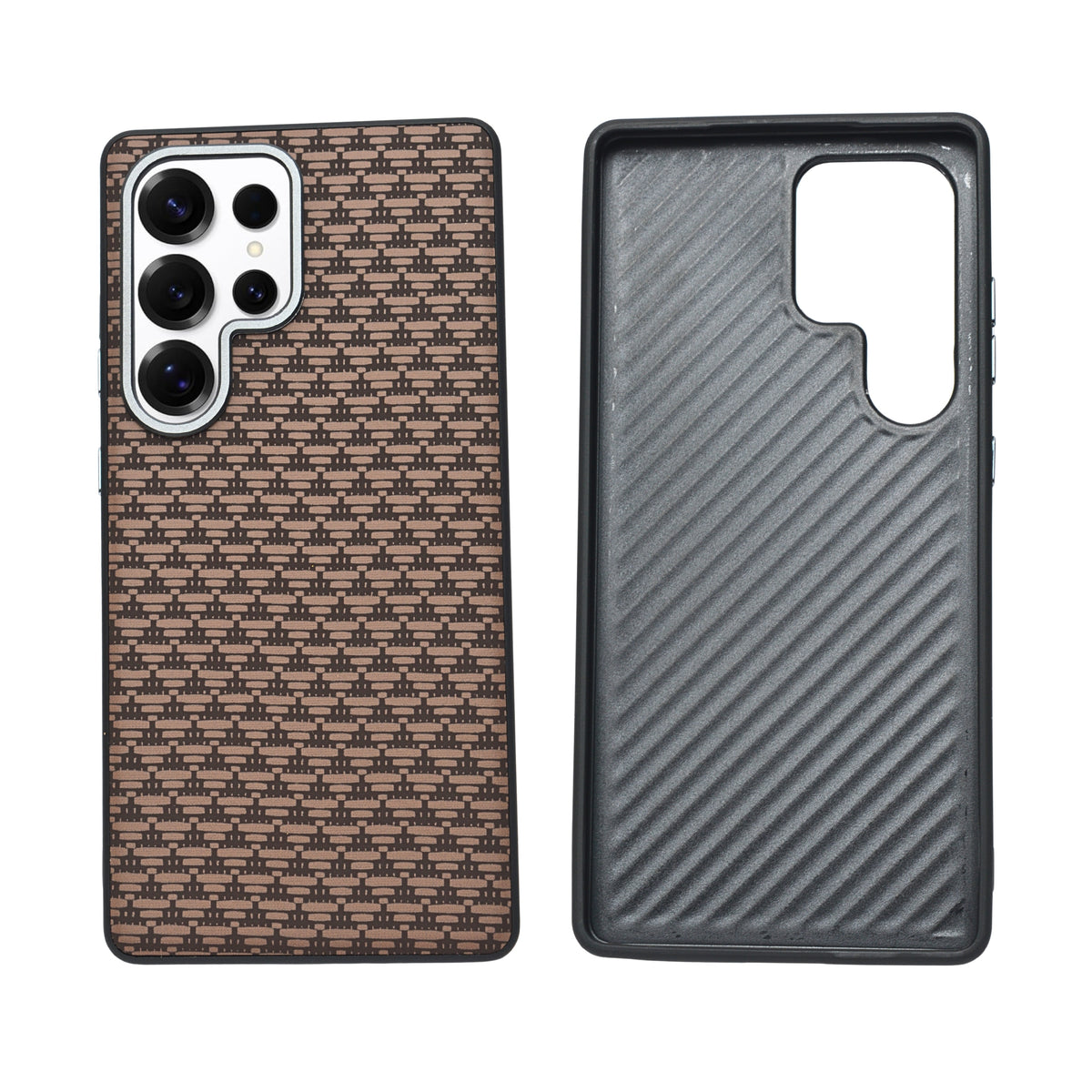 Carbon Weave Pattern Phone Case for Samsung Galaxy S25 Ultra