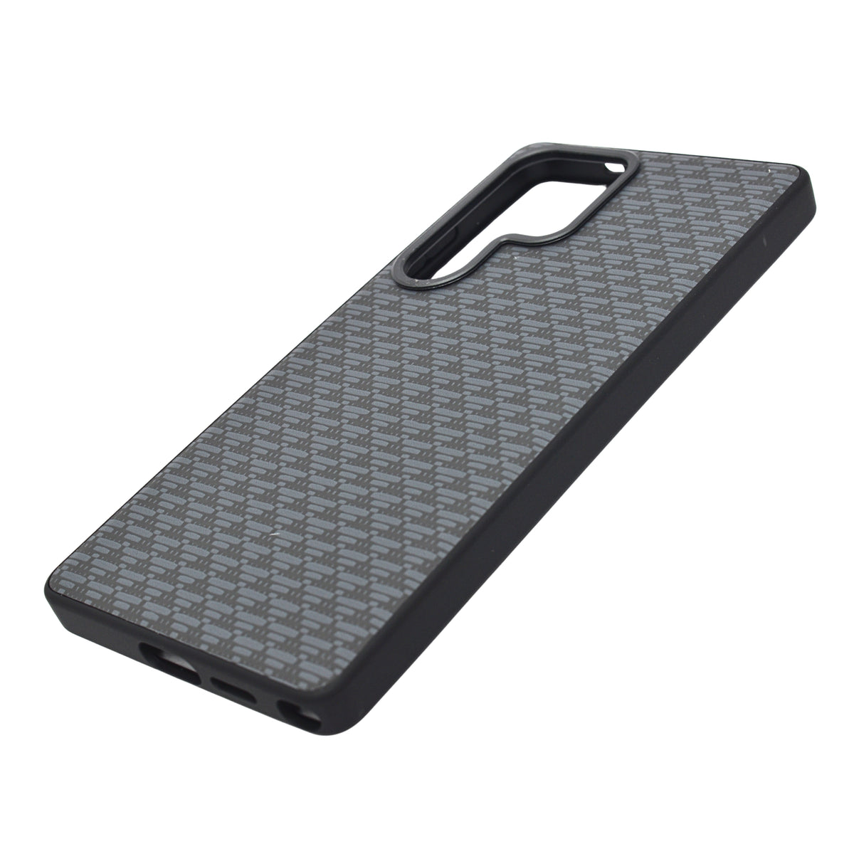 Carbon Weave Pattern Phone Case for Samsung Galaxy S25 Ultra