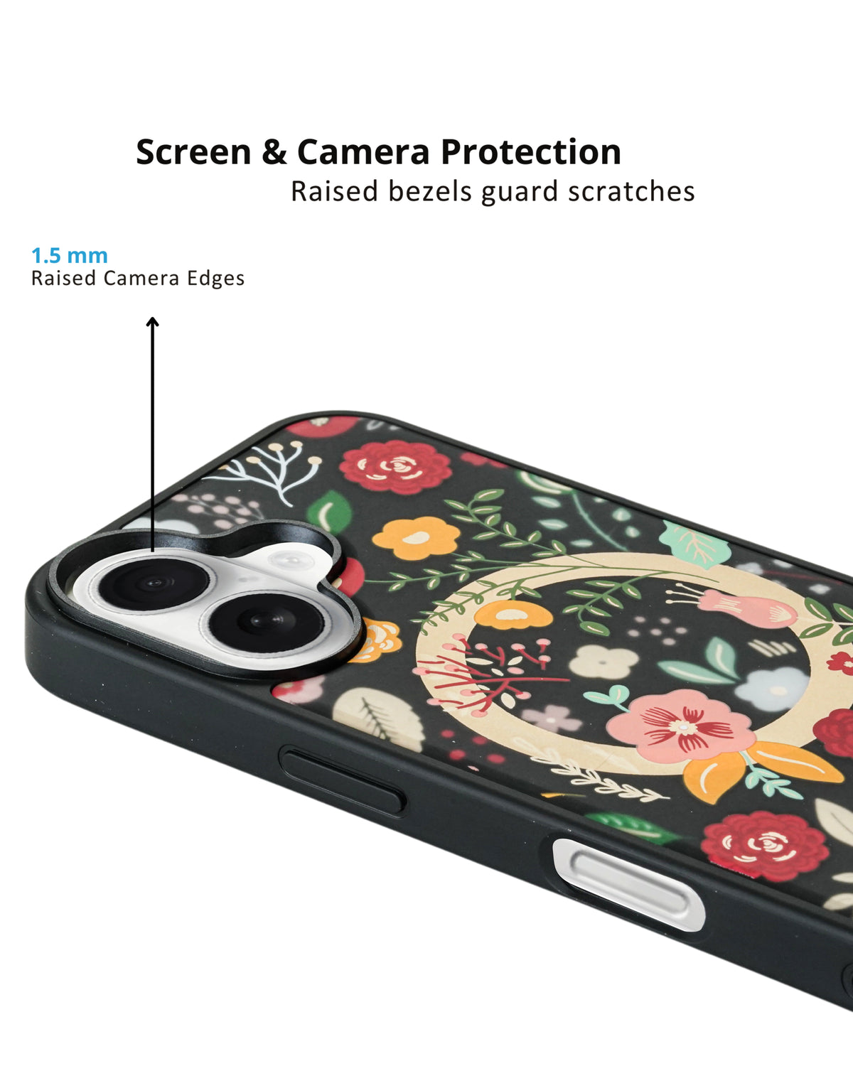 Spring Flower Printed Blossom Design Back Cover For iPhone