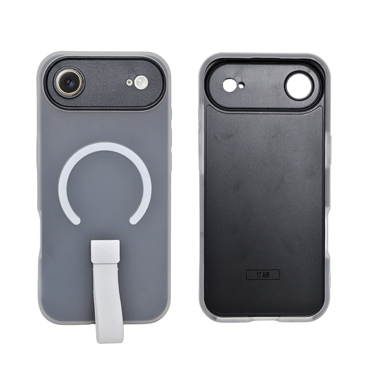 Frosty Matte with Silicone Finger Loop Phone Case for iPhone 17 Air