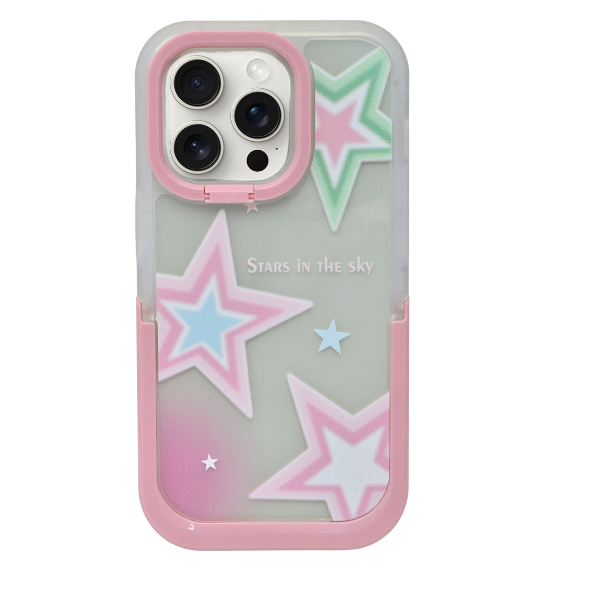 Star Case with Kickstand Holder Phone Case for iPhone 14 Pro