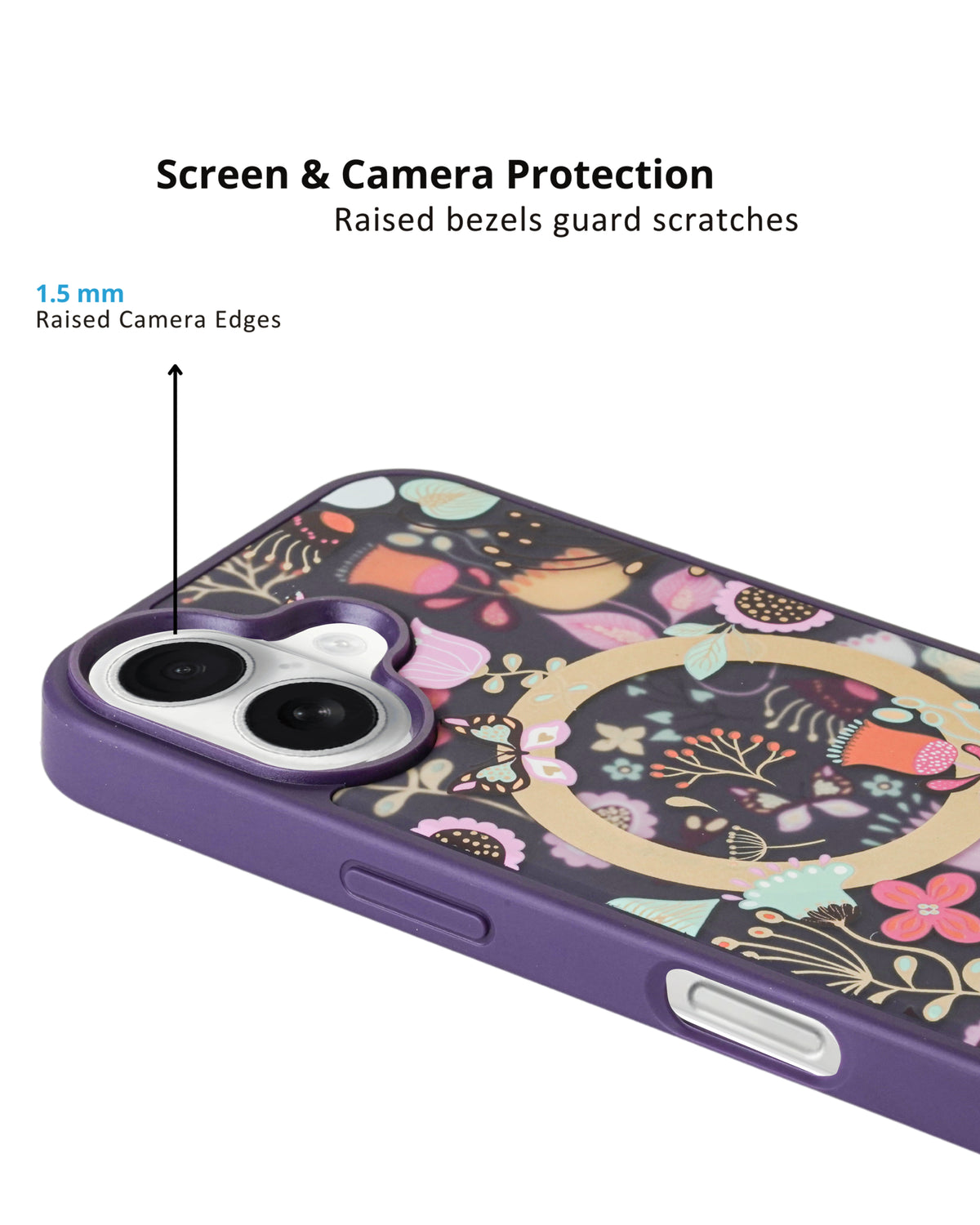 Spring Flower Printed Blossom Design Back Cover For iPhone