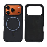 Soft Silicone with MagSafe Ring Phone Case for iPhone 17 Pro