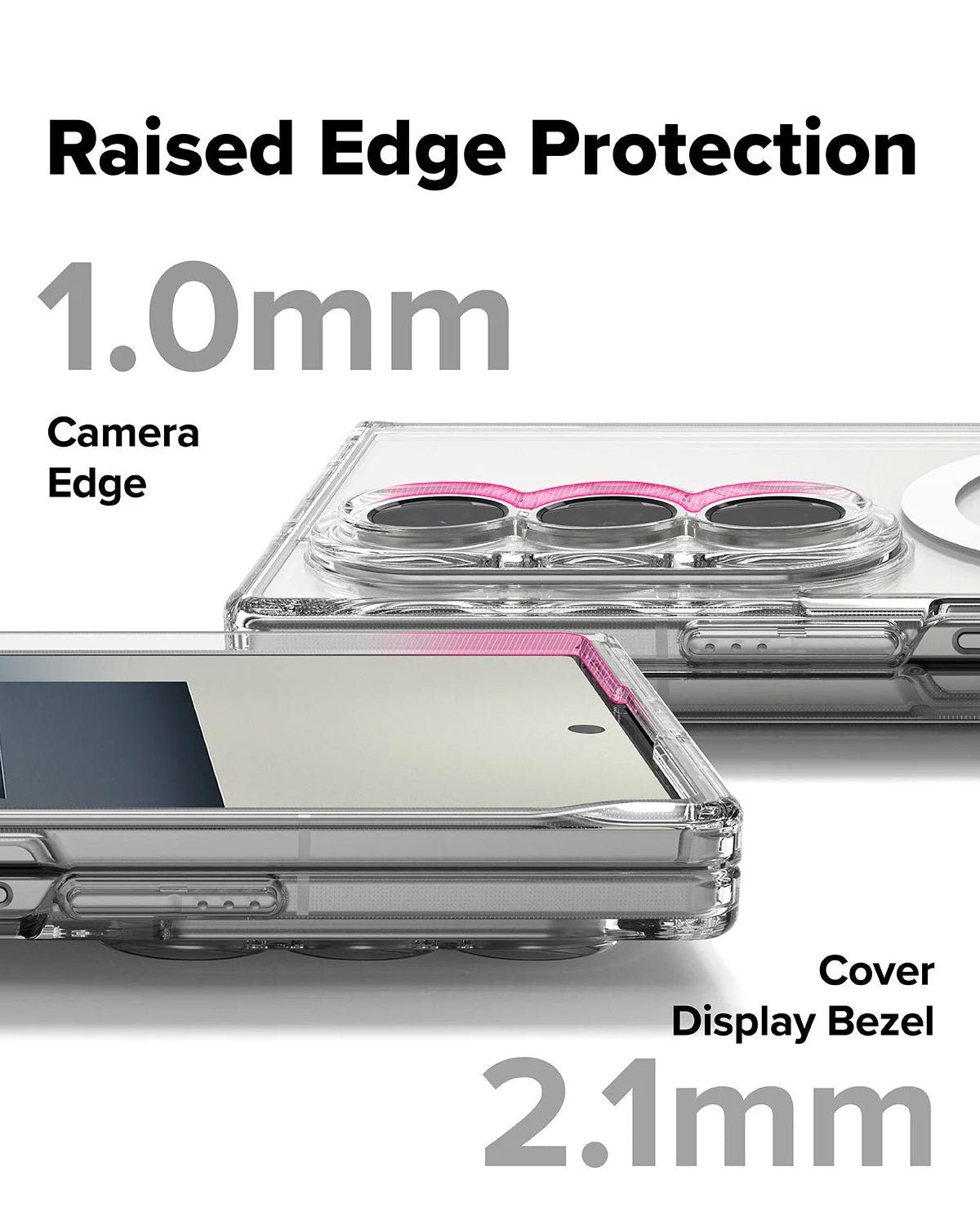 MagSafe Transparent Shield Case With Magsafe for Samsung Galaxy Z Fold 7 – Premium Protection [Anti-Yellow]