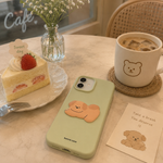 Minimalist 3D Puffy Toast Matte Case