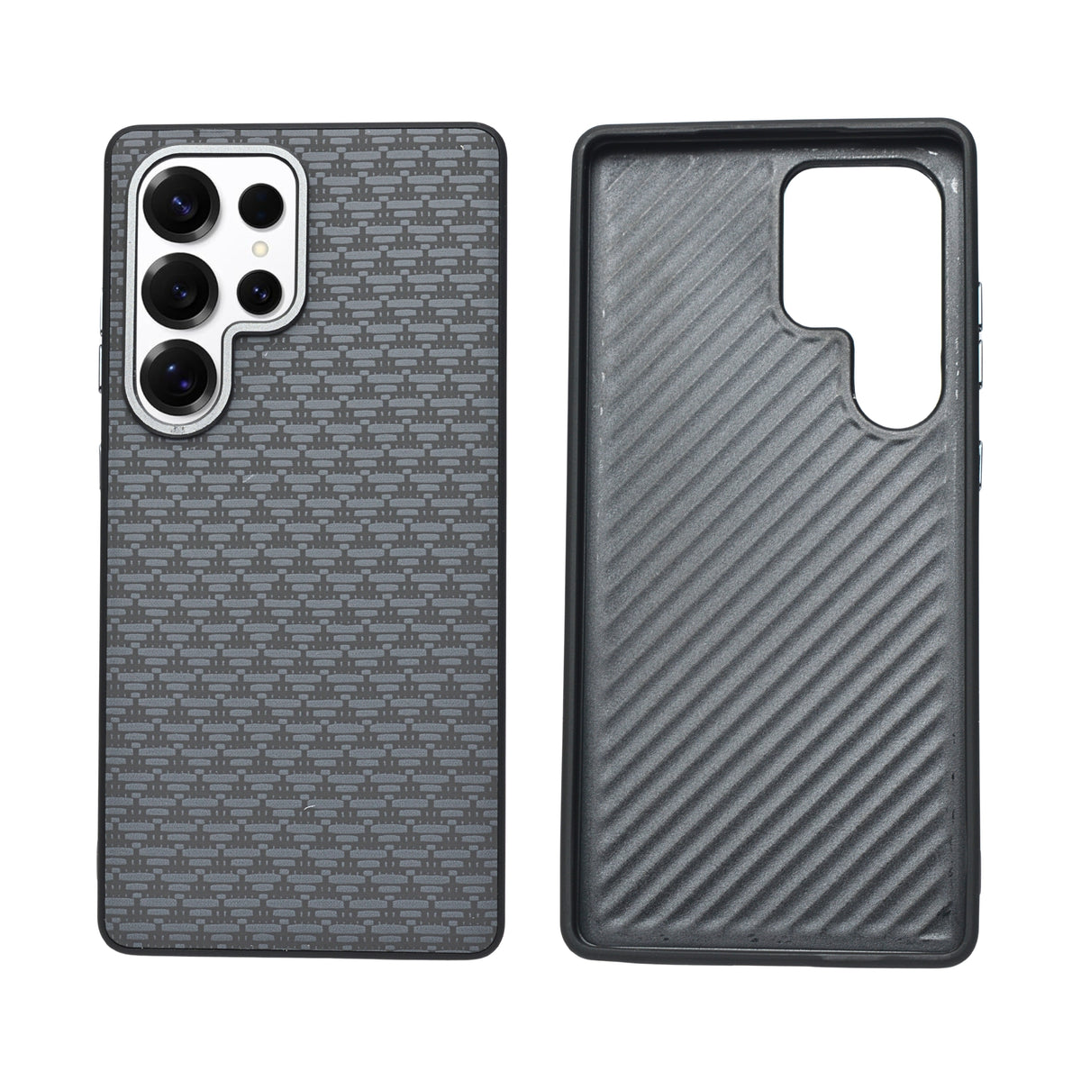 Carbon Weave Pattern Phone Case for Samsung Galaxy S25 Ultra