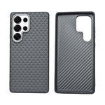 Carbon Weave Pattern Phone Case for Samsung Galaxy S25 Ultra