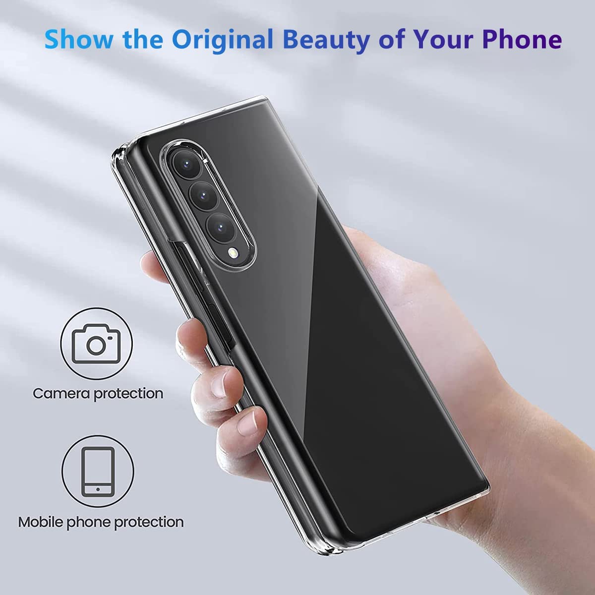 Ultra-Clear Anti-Yellow Durable & Sleek Protection Slim Hard Case for Samsung Fold Series