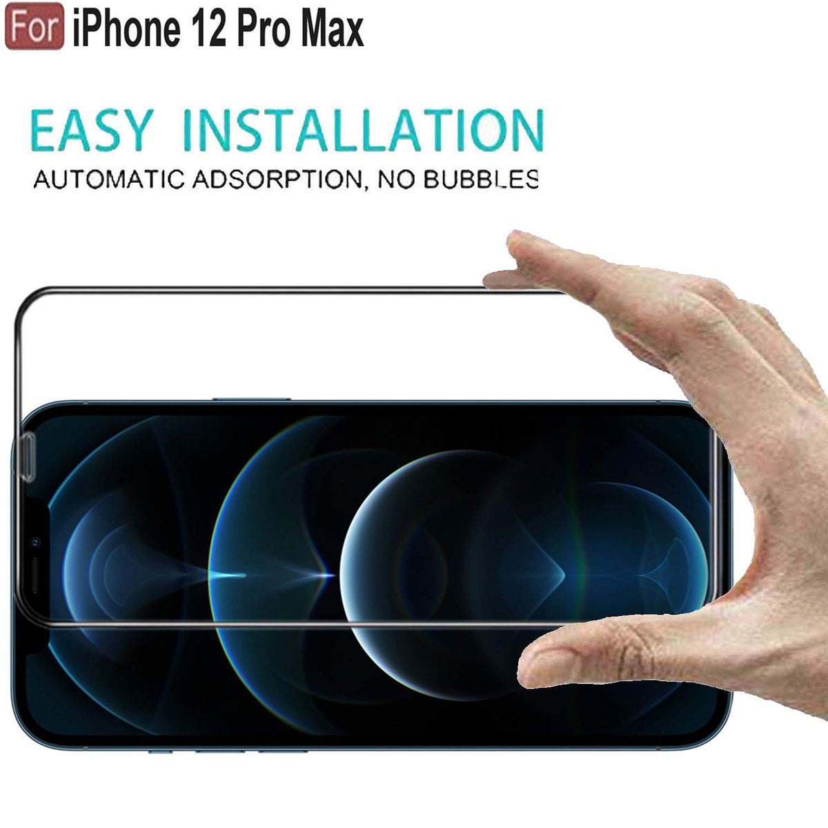 Ultra-Clear Tempered Glass Screen Protector for iPhone 12 Pro Max