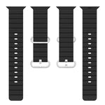 Durable Sweatproof Design Silicone Strap for iWatch 49mm (Ultra 2/Ultra), 45mm, 44mm, 42mm – Compatible with Series 10/9/8/7/6/5/4/3/2/1/SE