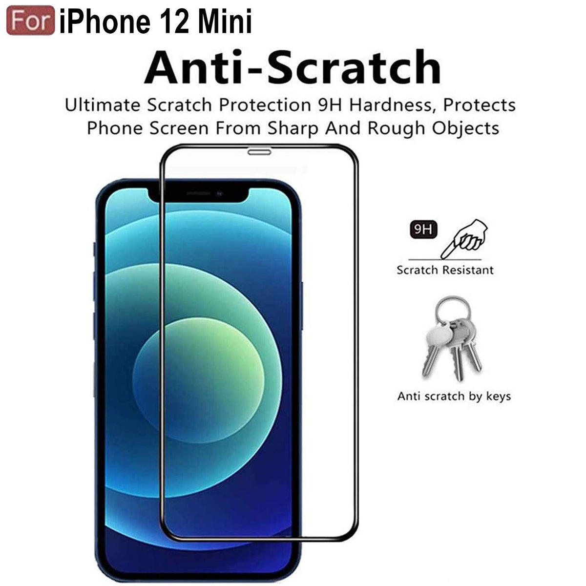 Ultra-Clear Tempered Glass Screen Protector for iPhone 12 Mini