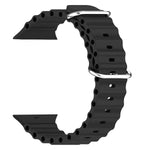 Durable Sweatproof Design Silicone Strap for iWatch 49mm (Ultra 2/Ultra), 45mm, 44mm, 42mm – Compatible with Series 10/9/8/7/6/5/4/3/2/1/SE
