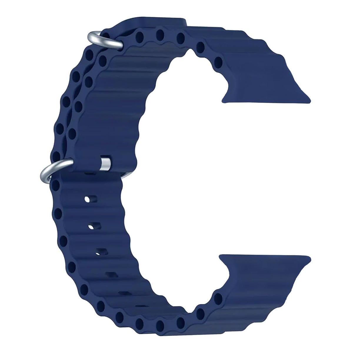 Durable Sweatproof Design Silicone Strap for iWatch 49mm (Ultra 2/Ultra), 45mm, 44mm, 42mm – Compatible with Series 10/9/8/7/6/5/4/3/2/1/SE