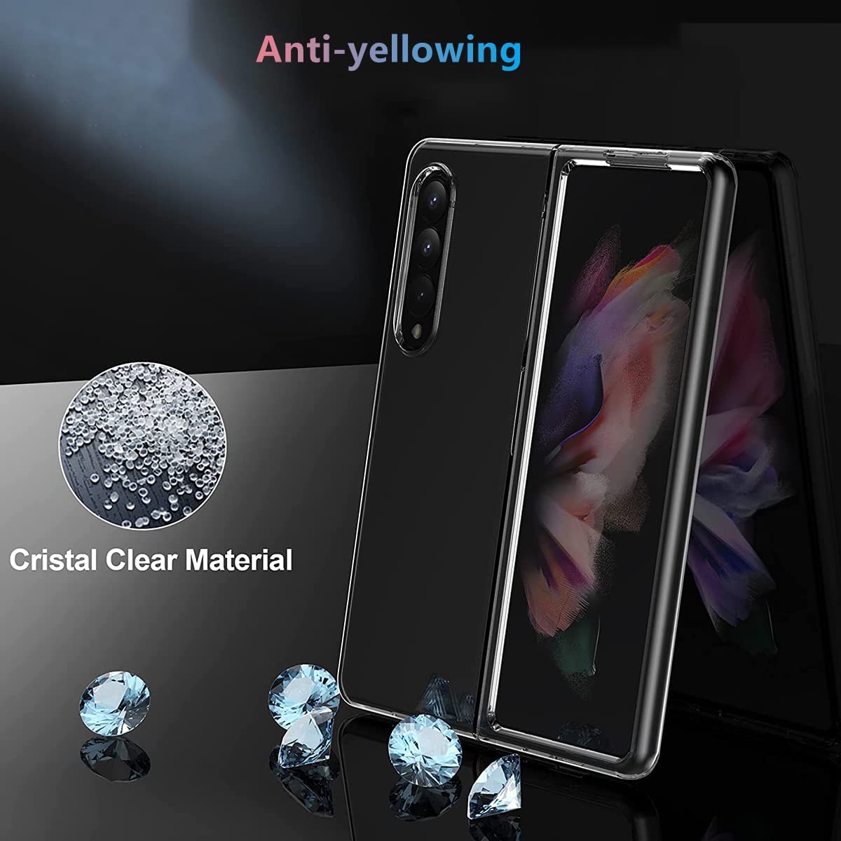 Ultra-Clear Anti-Yellow Durable & Sleek Protection Slim Hard Case for Samsung Fold Series