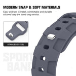 Durable Sweat-Resistant iWatch Strap for 49mm (Ultra 2/Ultra), 45mm, 44mm, 42mm – Compatible with Series 10/9/8/7/6/5/4/3/2/1/SE – Adjustable & Secure Fit