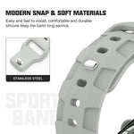 Durable Sweat-Resistant iWatch Strap for 49mm (Ultra 2/Ultra), 45mm, 44mm, 42mm – Compatible with Series 10/9/8/7/6/5/4/3/2/1/SE – Adjustable & Secure Fit