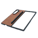 Executive Leather Case with S Pen Holder for Samsung Galaxy Z Fold 7 – Sleek Fit & Stylus Support