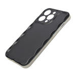 Aesthetic Iridescent Wavy Frame Phone Case for iPhone 14 Pro