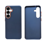 Corrugated Texture with Orange Accented Camera Frame Phone Case for Samsung Galaxy S24 / S25