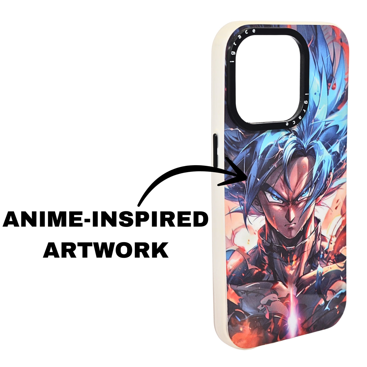 Anime Print Vibrant Character Design Phone Case for iPhone 14 Pro