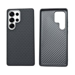 Carbon Weave Pattern Phone Case for Samsung Galaxy S25 Ultra
