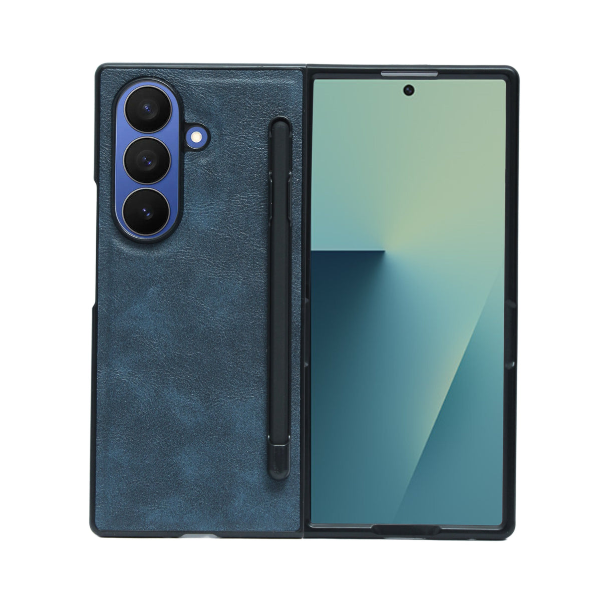 Executive Leather Case with S Pen Holder for Samsung Galaxy Z Fold 7 – Sleek Fit & Stylus Support