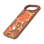 Bohemian Ethnic Print Cork Texture with Pearl Detail Phone Case for iPhone 17 Air
