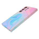 Premium Pastel Glitter Marble Finish Hard Phone Case for Samsung Galaxy S24 Ultra