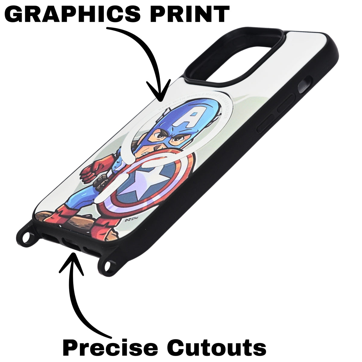 Anime Print Vibrant Character Design Phone Case for iPhone 14 Pro
