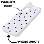 3D Cartoon Character with Polka Dots Soft Phone Case for iPhone 11