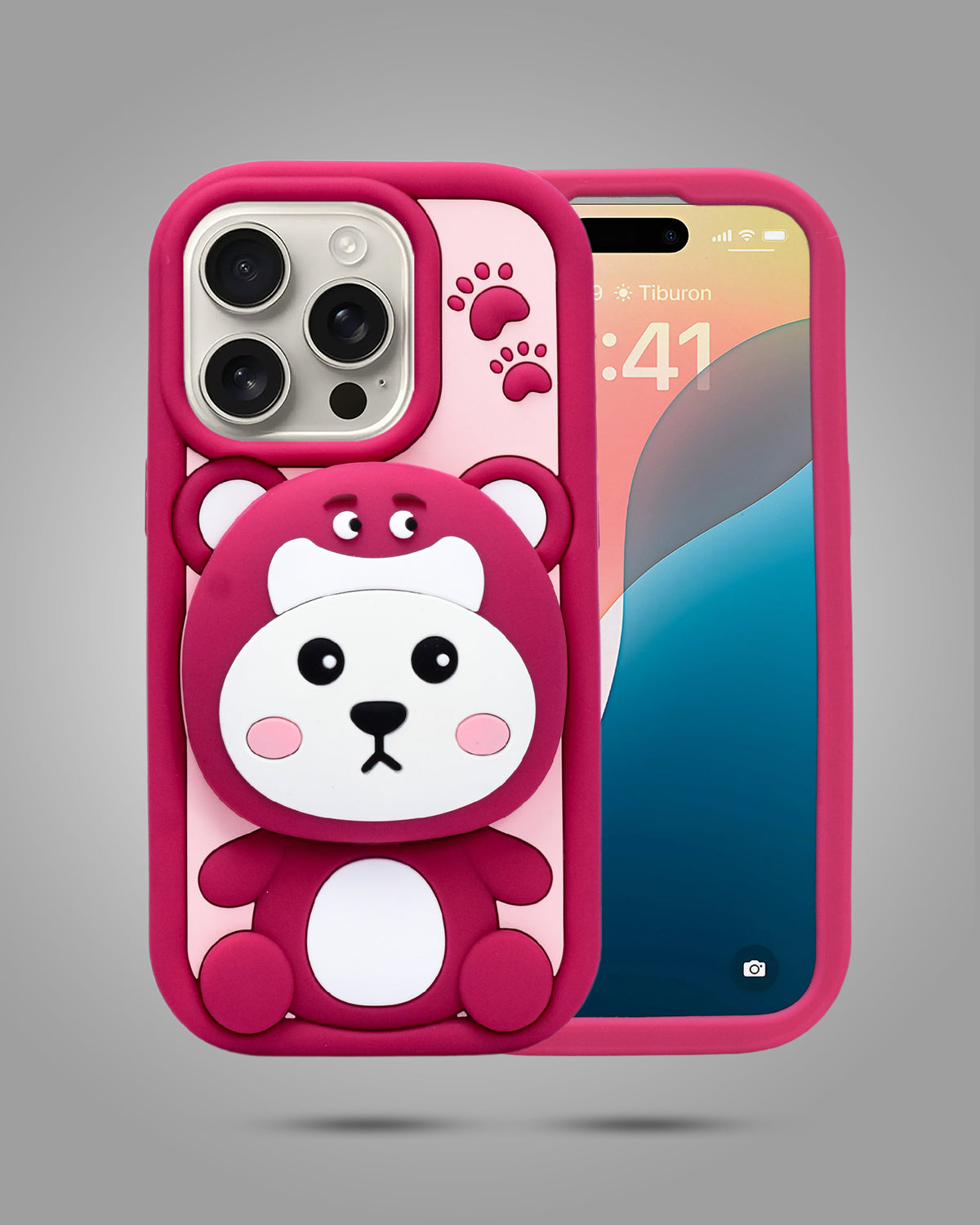 Cute Soft Fluffy 3D Cover For iPhone 15 Pro Max