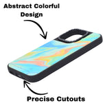 Marble Glossy Abstract Protective Phone Case For iPhone 15 Pro Max