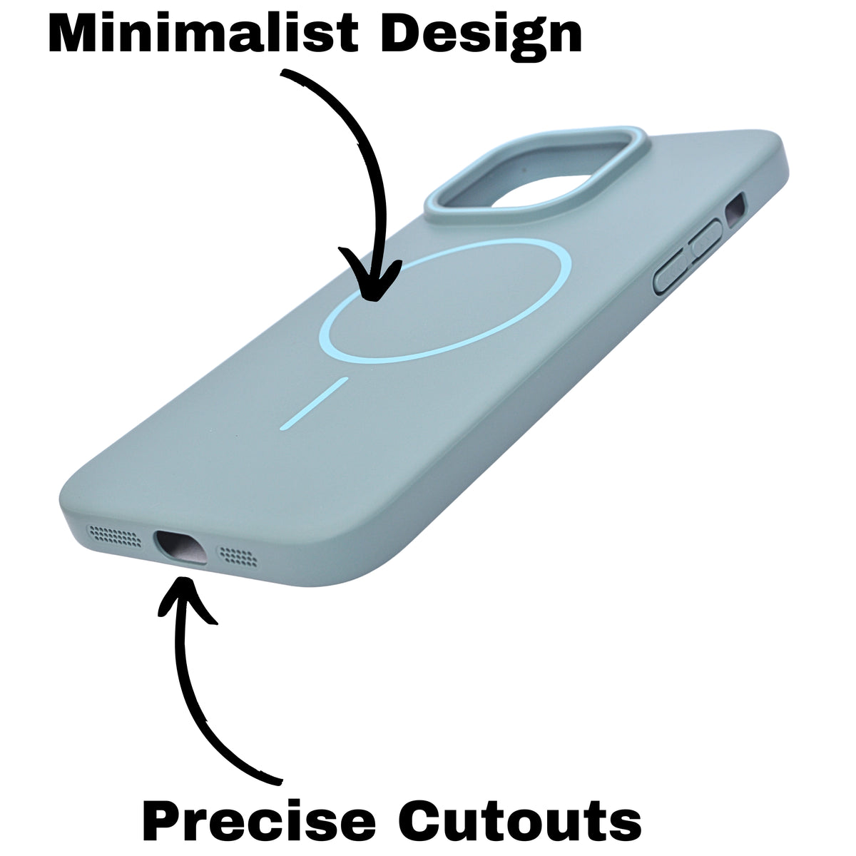 MagSafe Compatible Matte Finish Hard Plastic Phone Case for iPhone 15 Pro Max