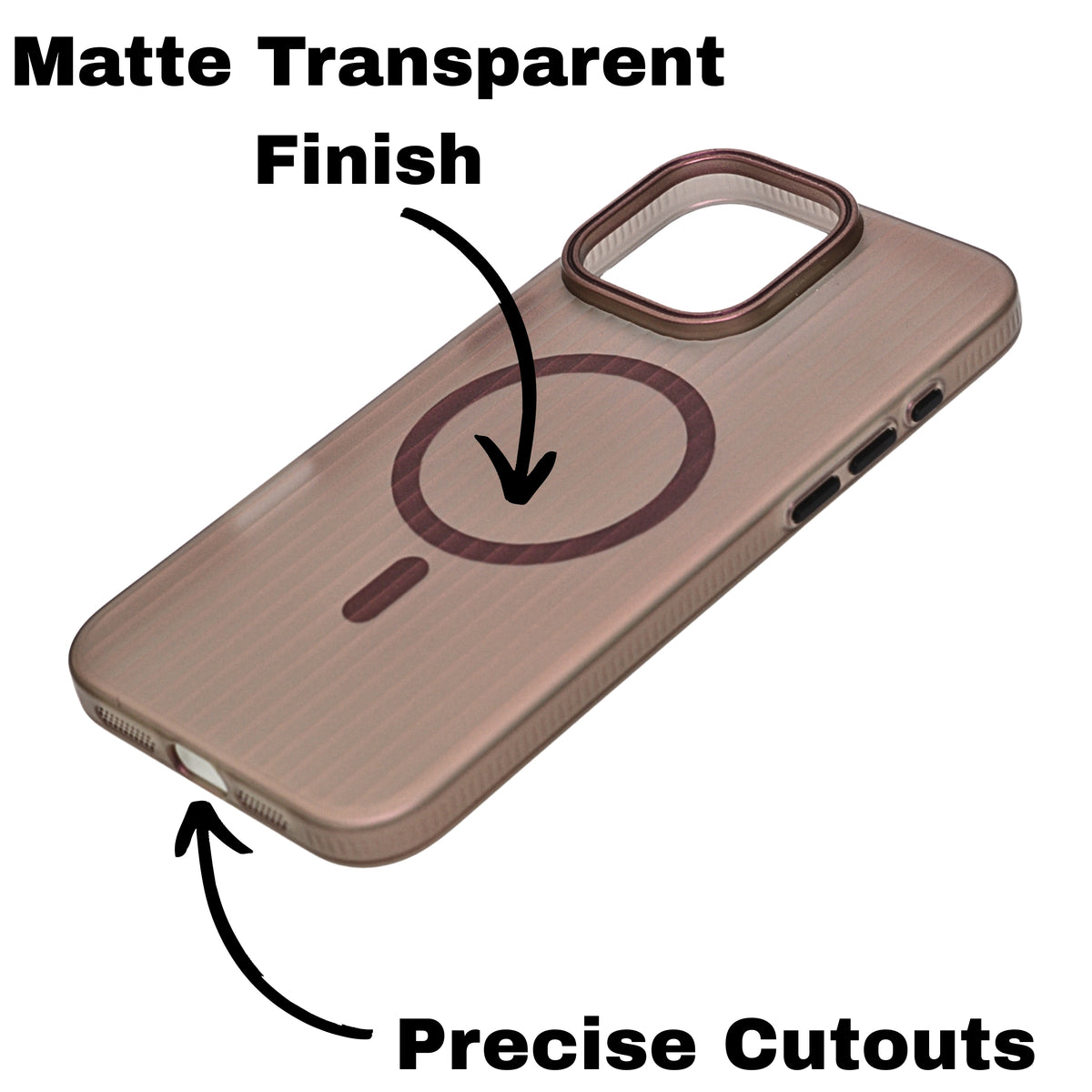 Glossy gradient finish with crystal-clear clarity Phone Case for iPhone 16 Pro Max