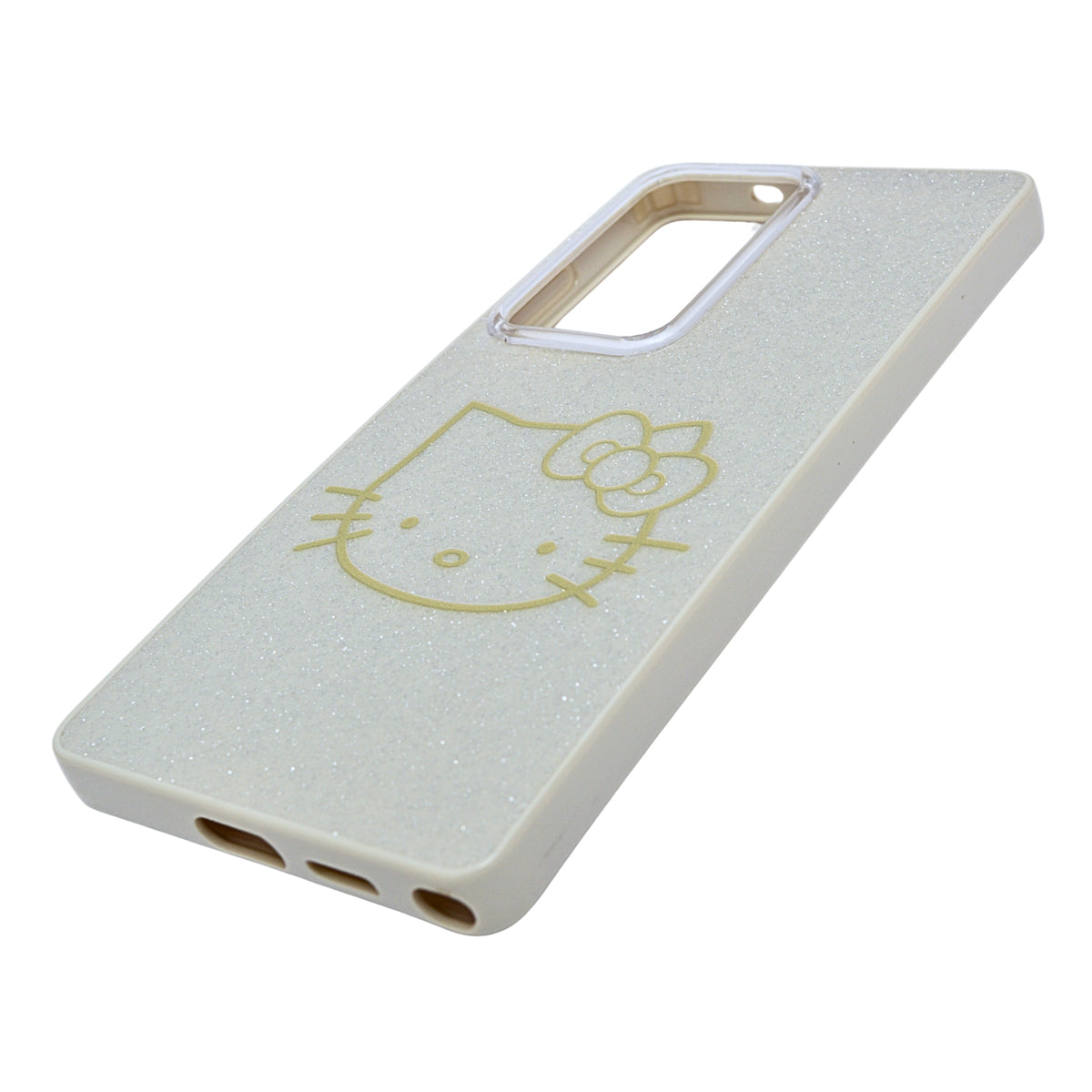 Glitter Sparkle Kitty Phone Case for Samsung Galaxy S25 Ultra