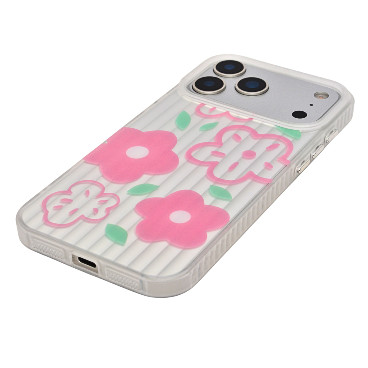 Aesthetic Bow & Floral Phone Case for iPhone 17 Pro