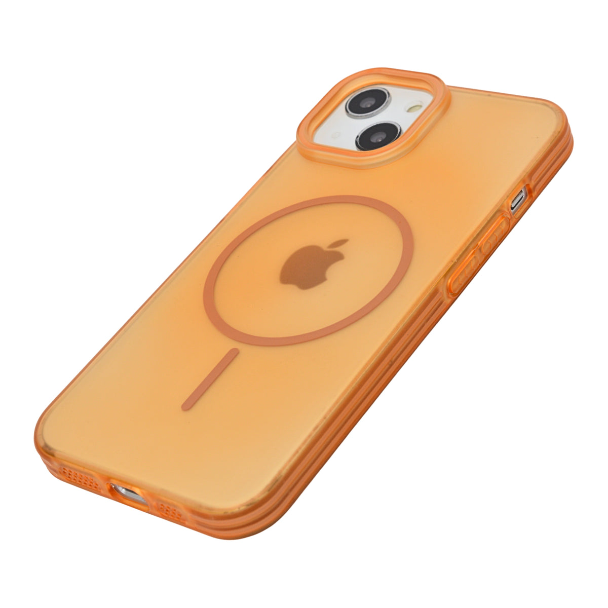 Crystal Clear Shockproof MagSafe Phone Case for iPhone 15