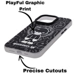 IKARIKUMA Angry Bear Series Cartoon Protective Phone Case For iPhone 15 Pro Max