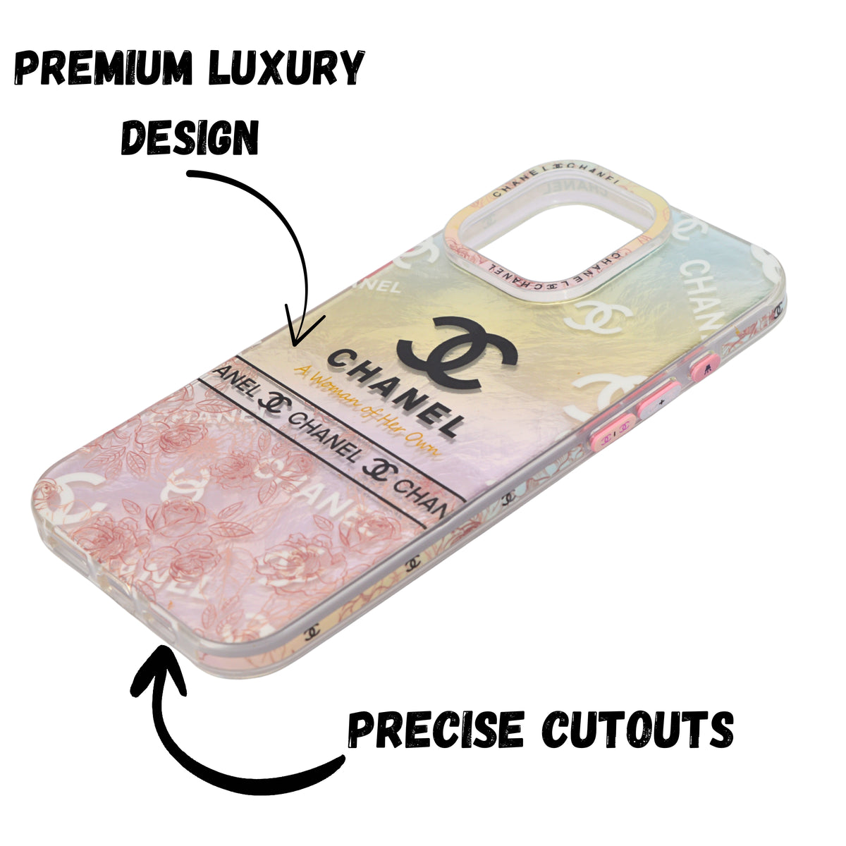 Luxury Designer Inspired Protective Phone Case for iPhone 16 Pro Max