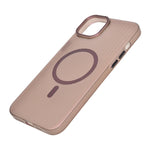 Tinted Transparent Corrugated Texture MagSafe Compatible Phone Case for iPhone 14Plus/ 15Plus