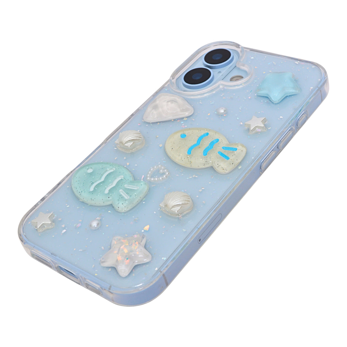 Sparkling Liquid Glitter Ocean Phone Case for iPhone 17