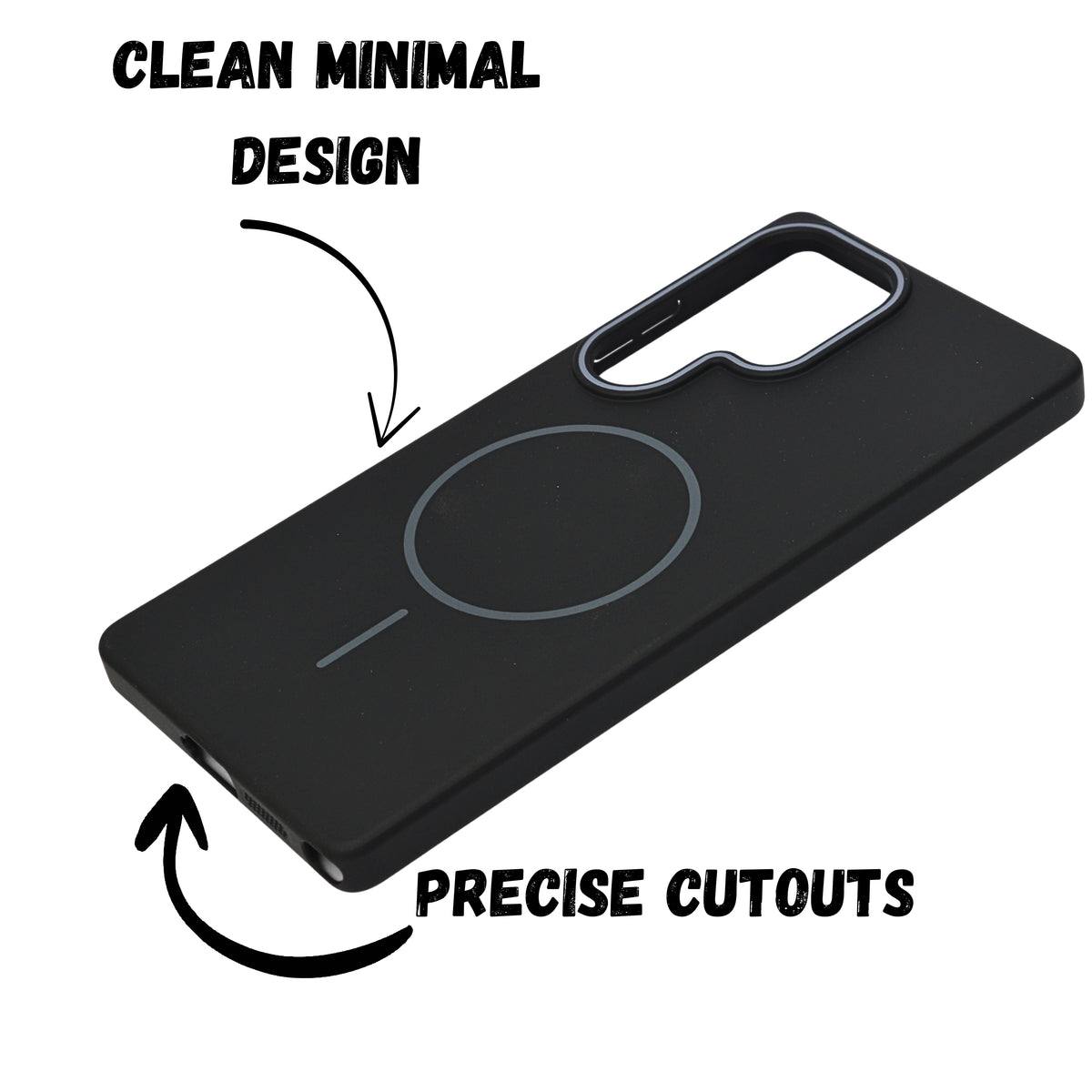 Magsafe Compatible Hard Plastic Phone Case for Samsung S25 Ultra