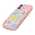 Cute Transparent Wavy Edge Phone Case for iPhone 17