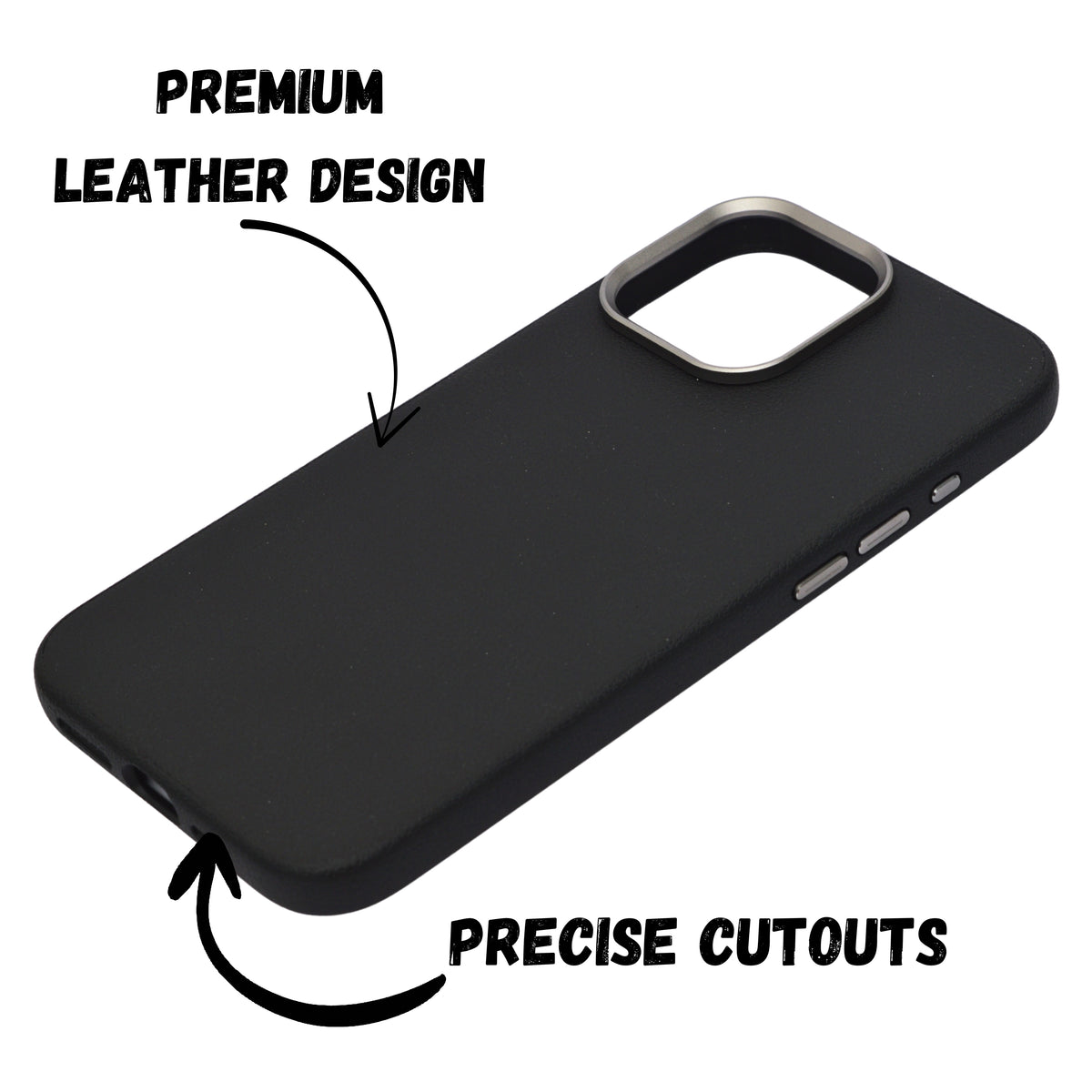 Classic Leather Texture Protective Phone Case For iPhone 16 Pro