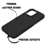 Classic Leather Texture Protective Phone Case For iPhone 16 Pro Max